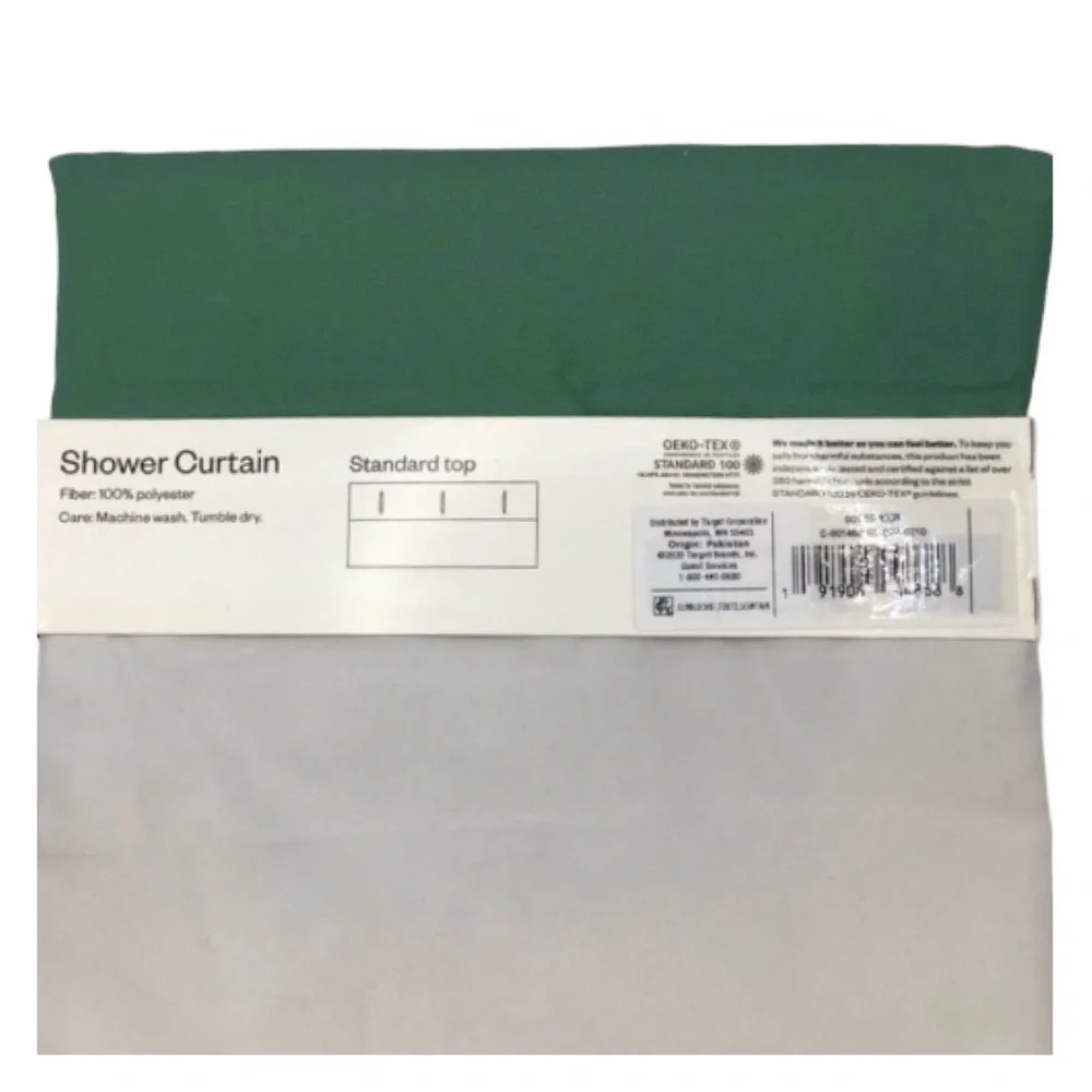 Room Essentials Microfiber Large Colorblock Shower Curtain (NWT)